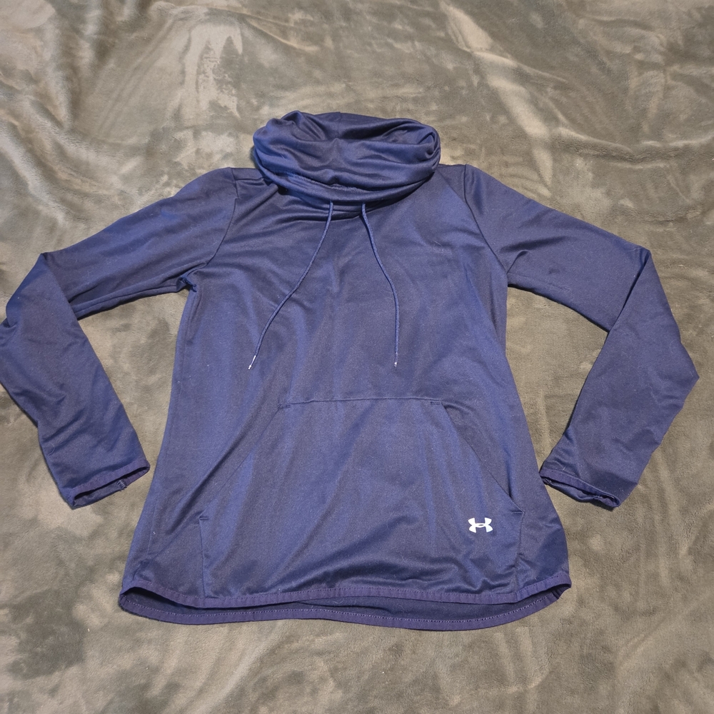 Under Armour Blue Cowl Neck Pullover
